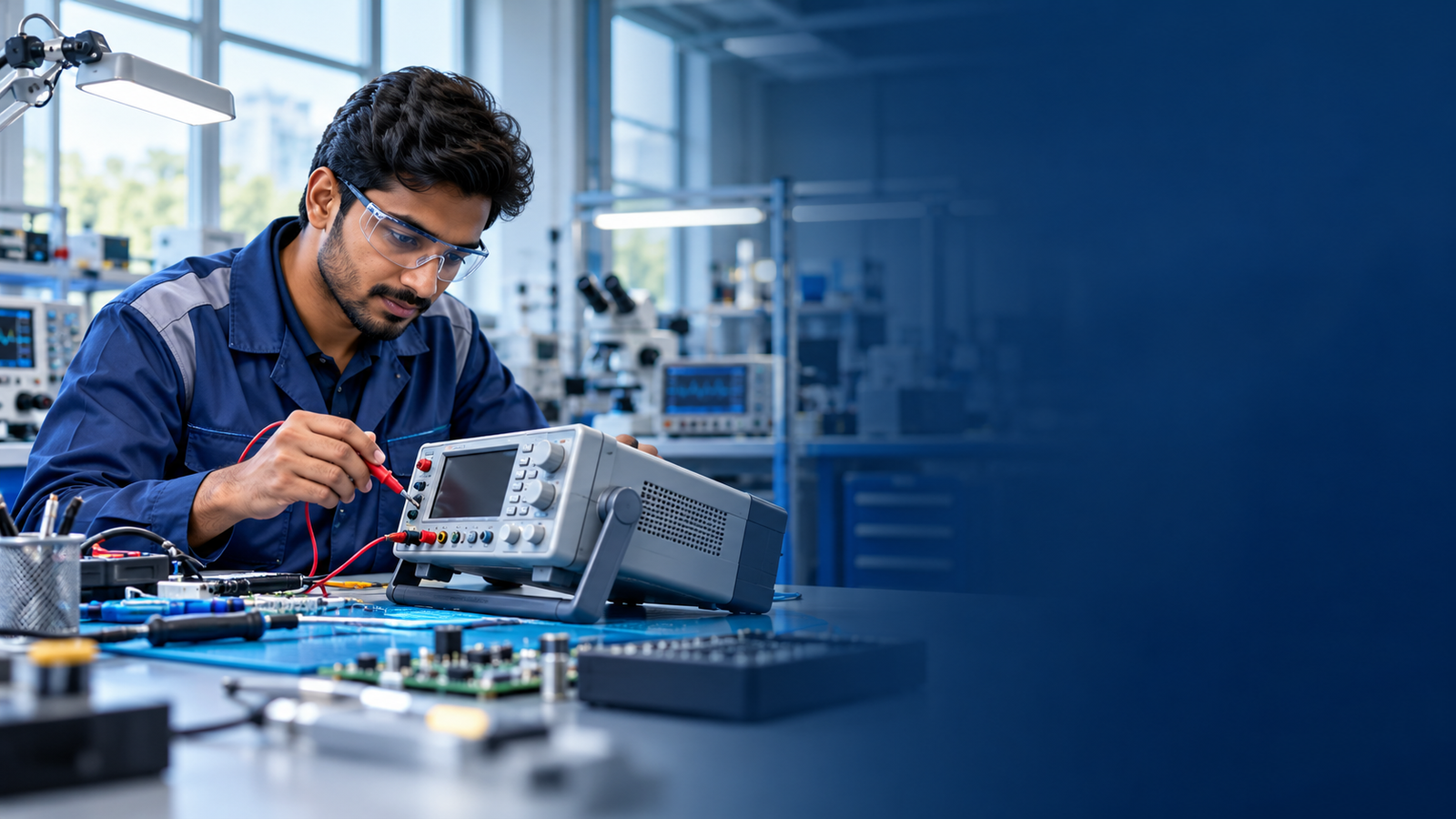 Electronic instruments for testing and measurement applications